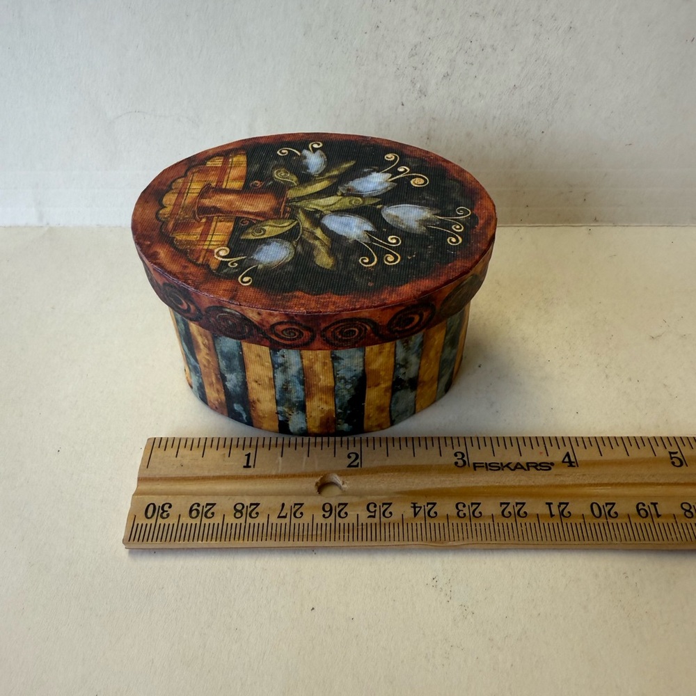 "Bob's Boxes" Decorative Small Floral Boxes "Primitive Tulips" Collection - Picture 11 of 12